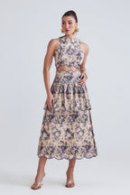 Eden Floral Top and Skirt Set