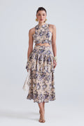 Eden Floral Top and Skirt Set