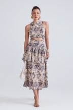 Eden Floral Top and Skirt Set