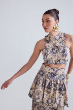 Eden Floral Top and Skirt Set
