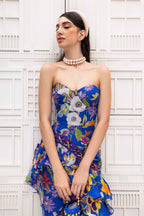 Edena Indigo Midi Dress