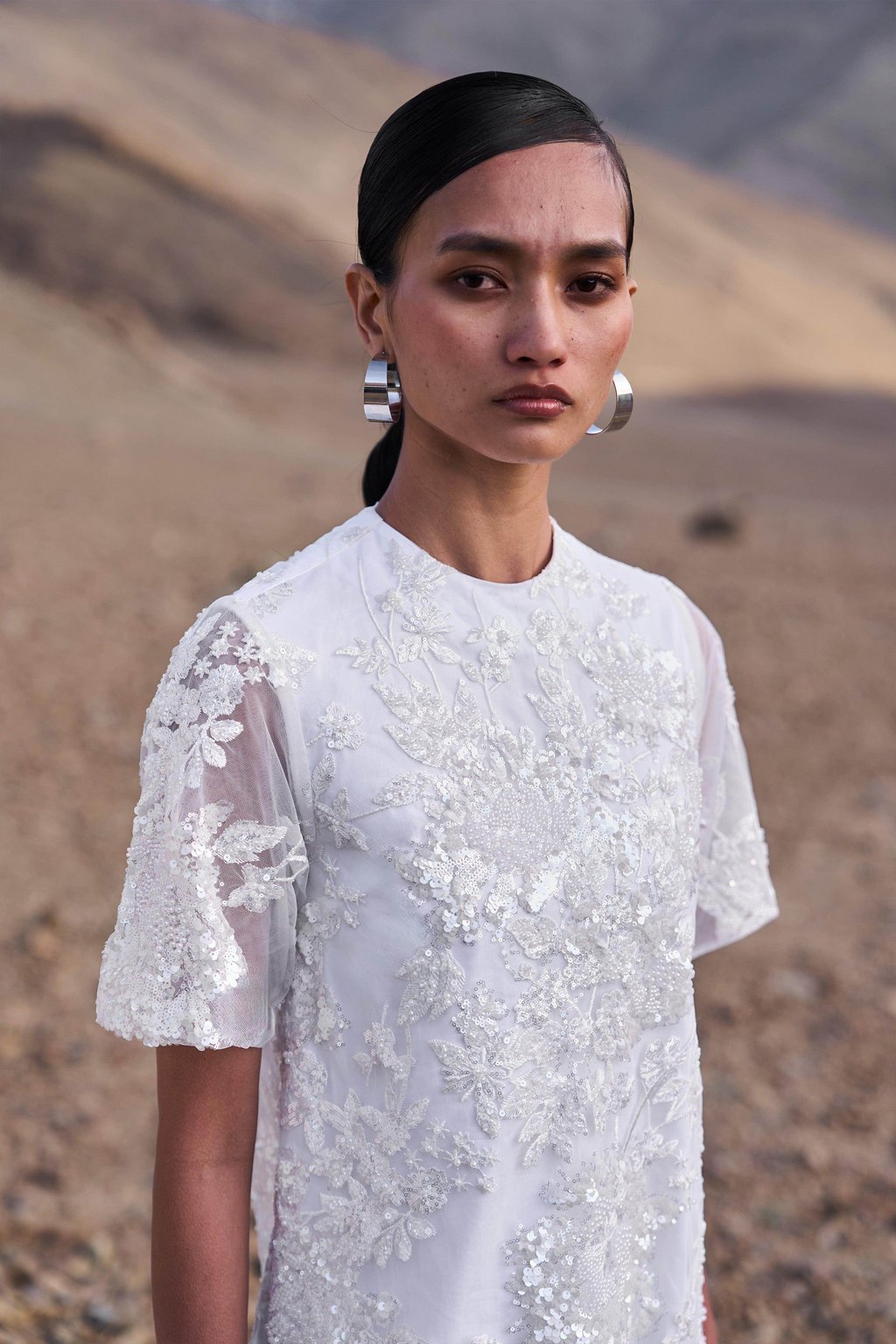 Sequin and Bead Embroidered Mini