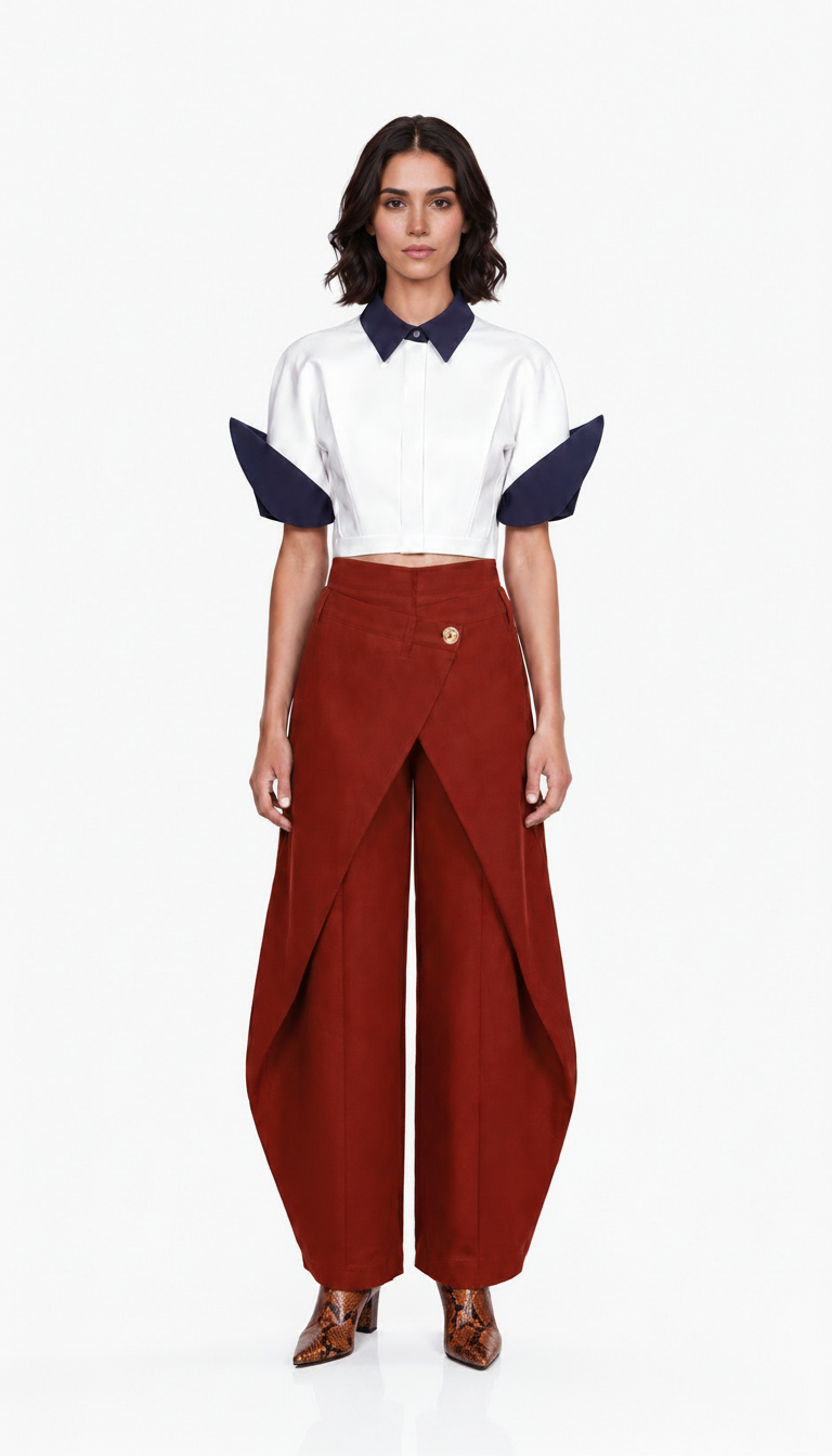 Rust Arc Pants Set