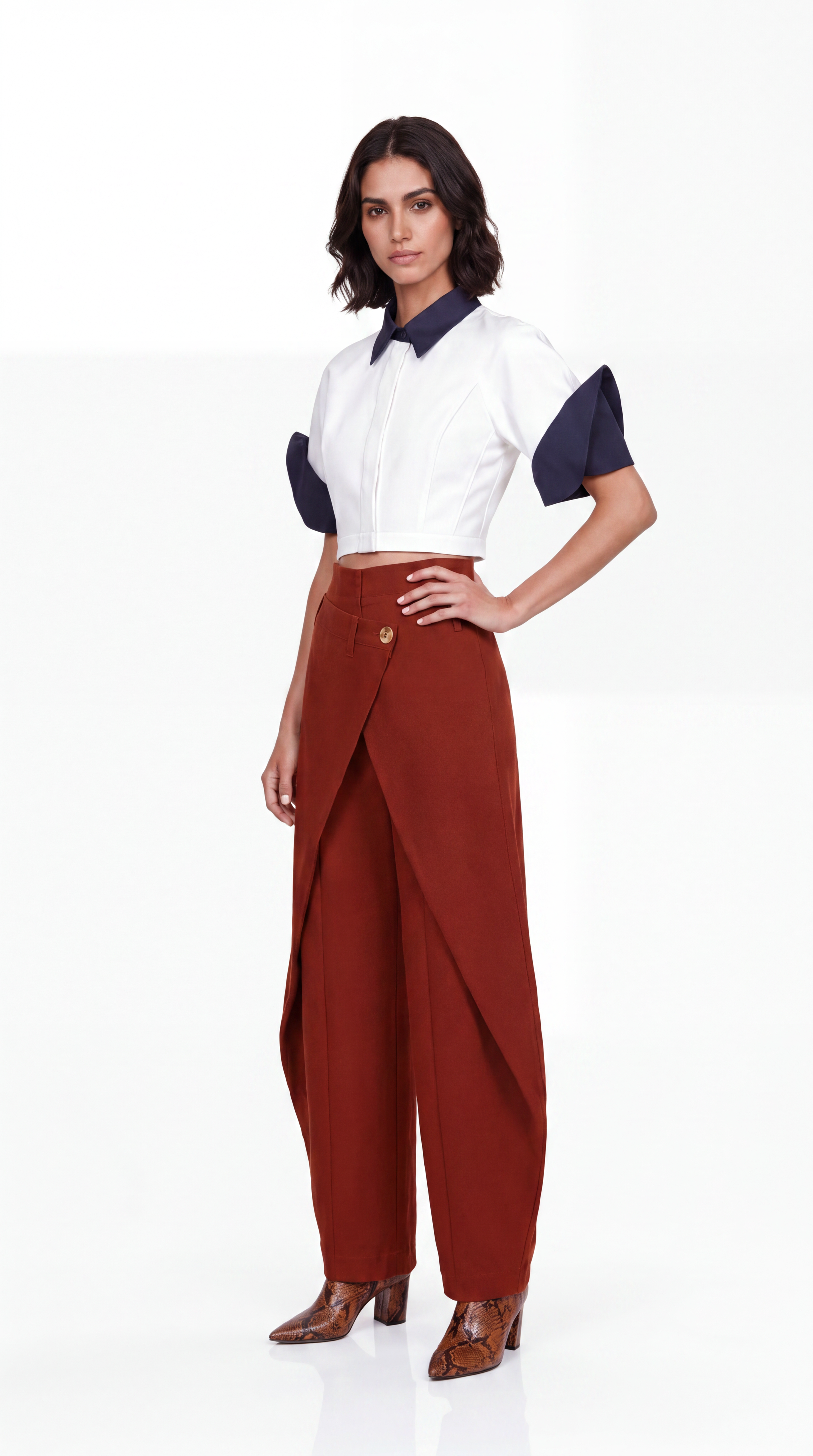 Rust Arc Pants Set