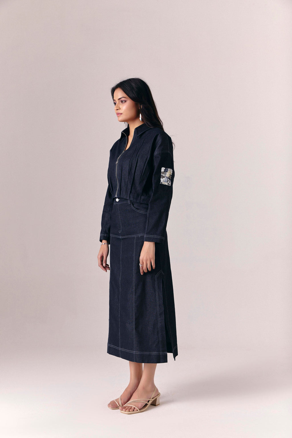 Midnight Tide Jacket Set