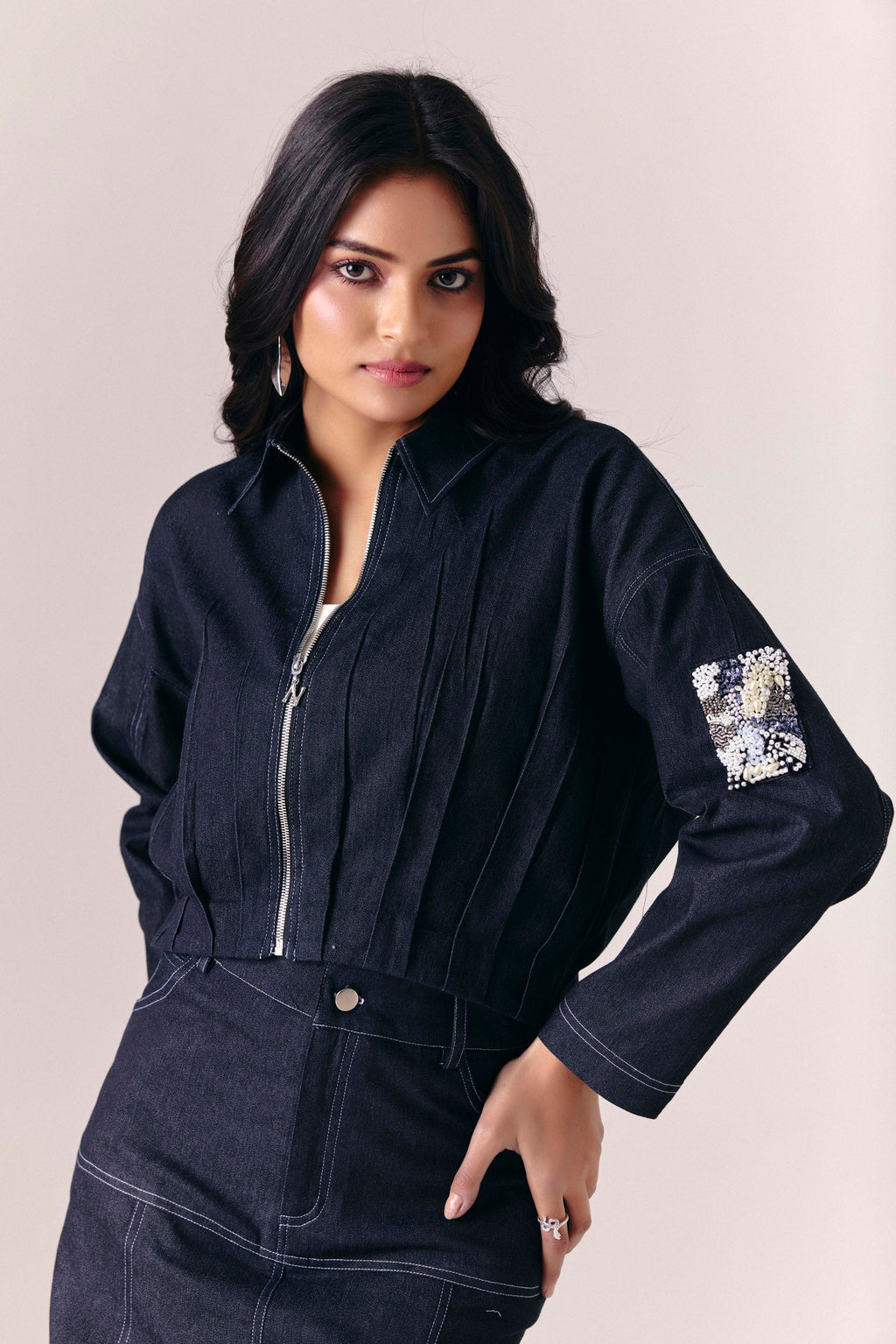 Midnight Tide Jacket Set