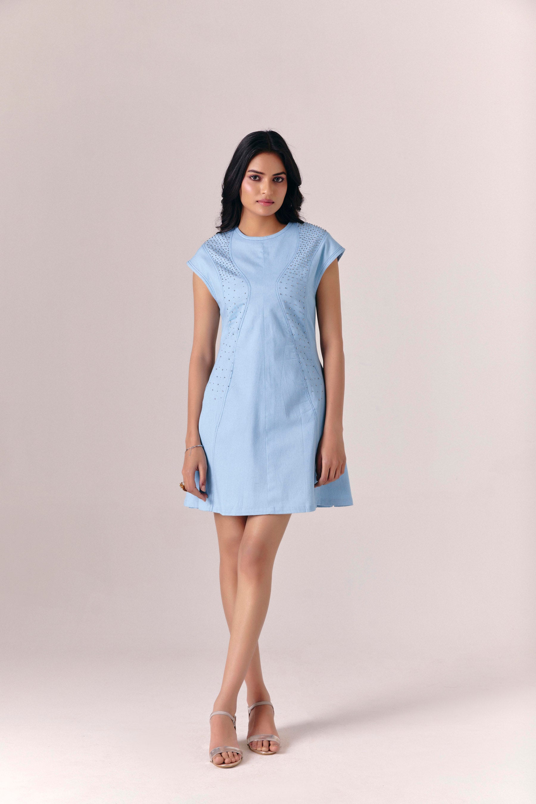 Frostline Midi Dress