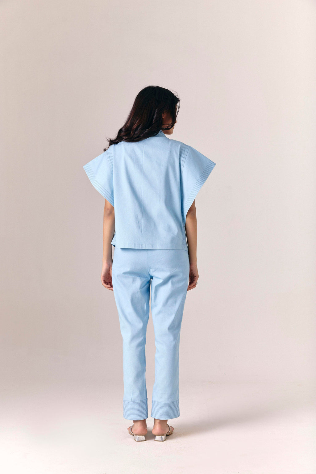Blue Crest Jacket With Day Blue Pants
