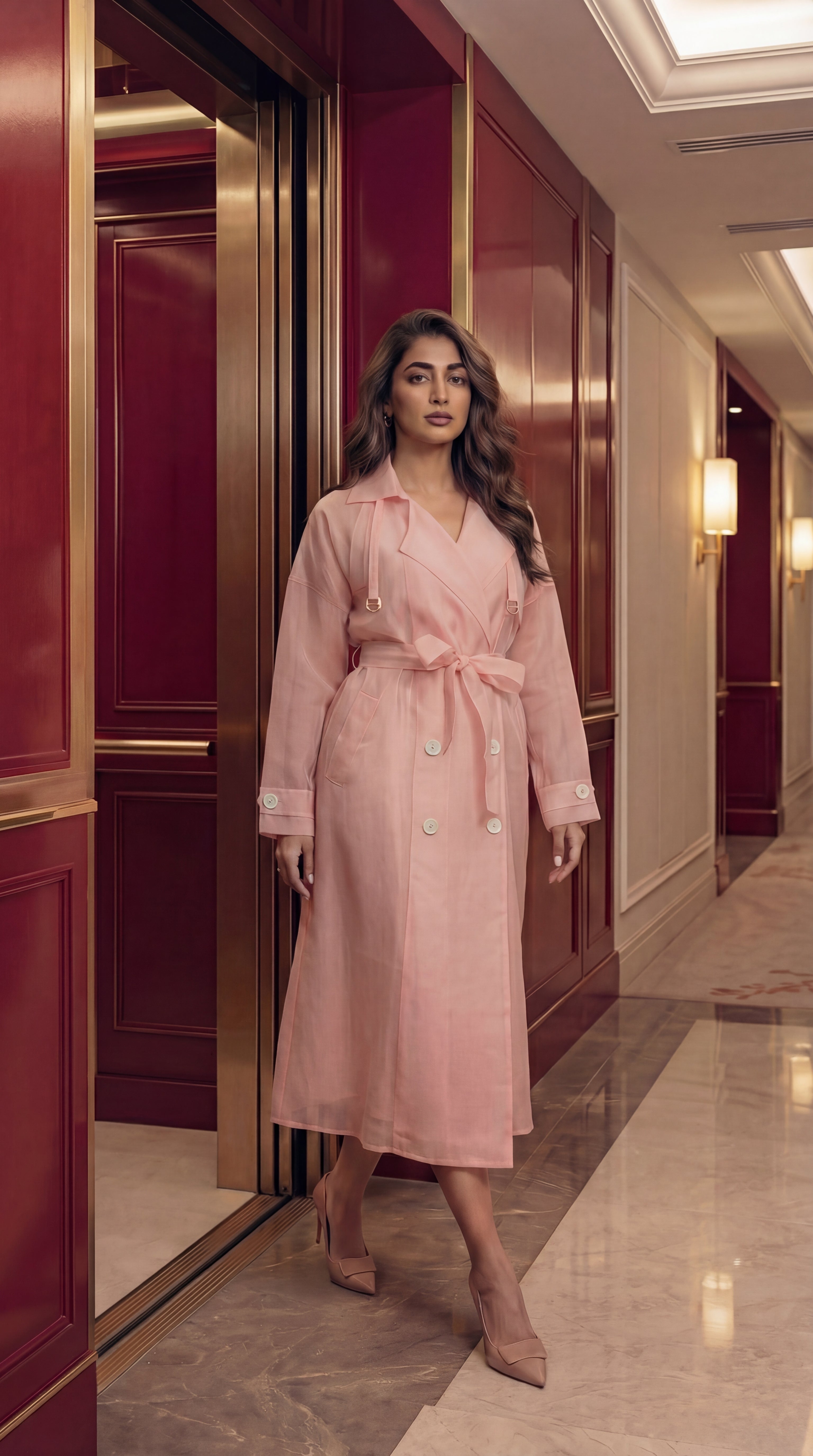 Trench Wrap Dress