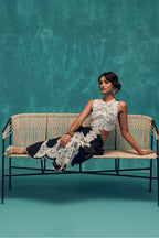 Muse Black Lace Midi Dress