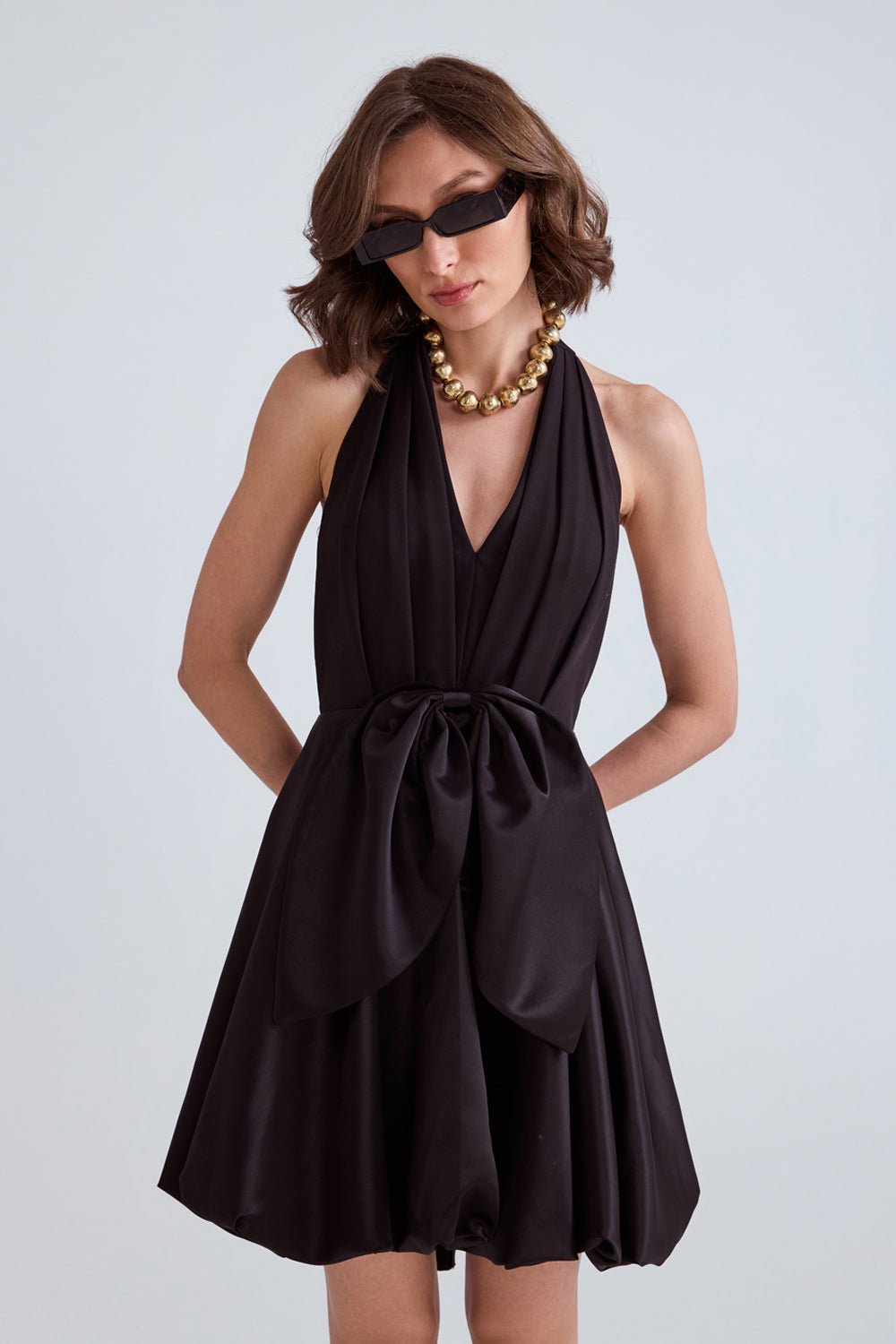 Napa Bow Mini Dress