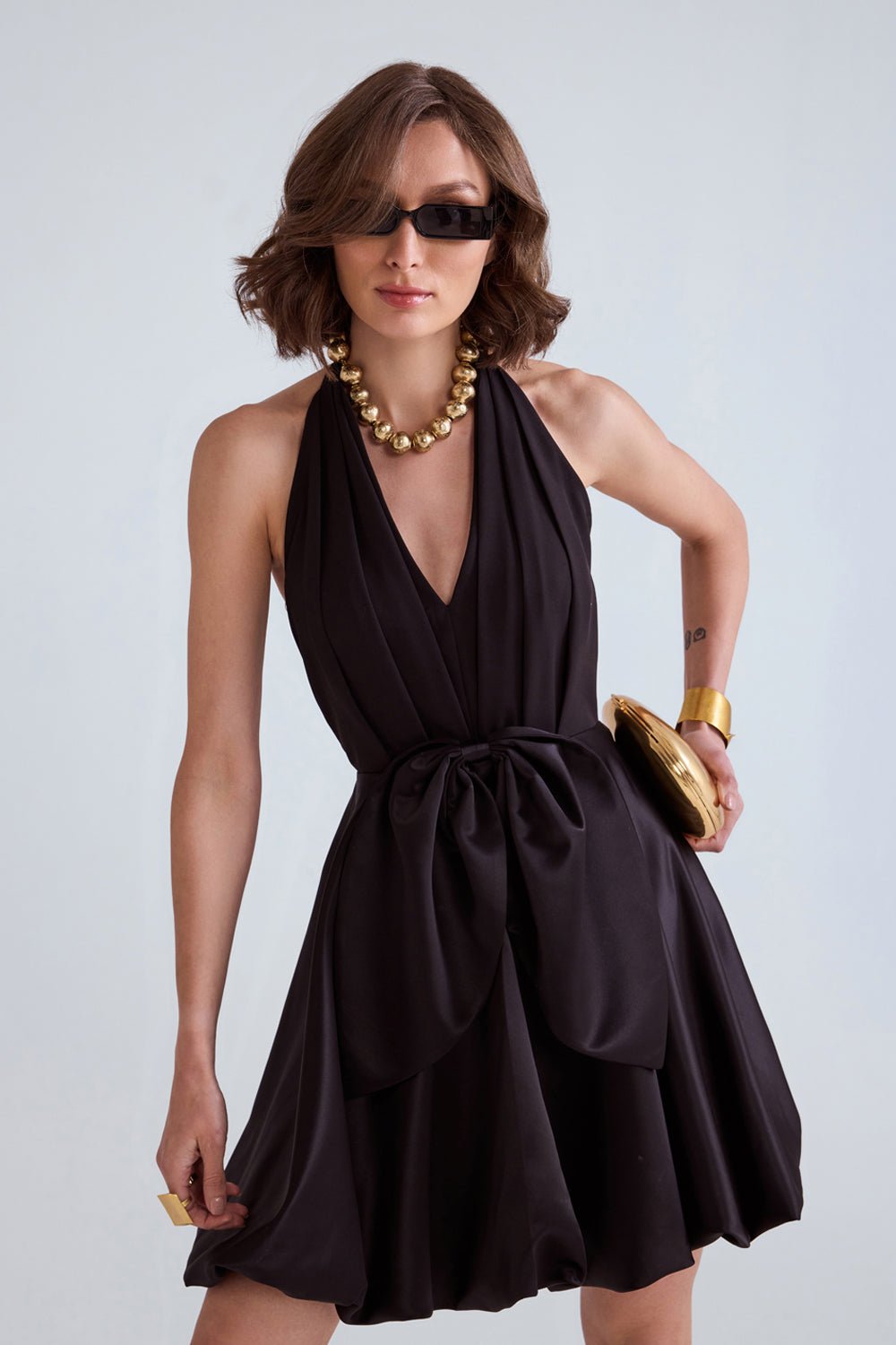 Napa Bow Mini Dress