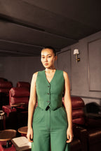 Sanjana Sanghi x Sculpted V-Hem Waistcoat