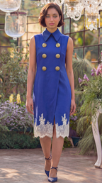 Azure Chantilly Dress