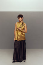 GOLD BUCKLE JACKET SET